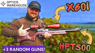 Sub 12 Air Rifle Setup: HFT500 & Falcon X60i | I Also Try 3 Random guns, All Completely Different