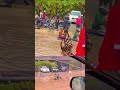 Bodaboda na Abiria wake wameyakanyaga.