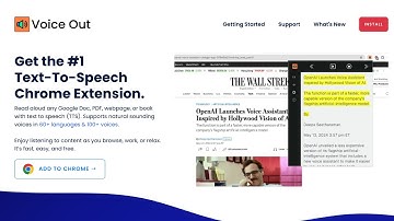Voice Out: #1 Text-To-Speech Extension