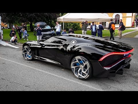 WORLD'S MOST EXPENSIVE CAR $19 MILLION Bugatti La Voiture Noir DRIVES