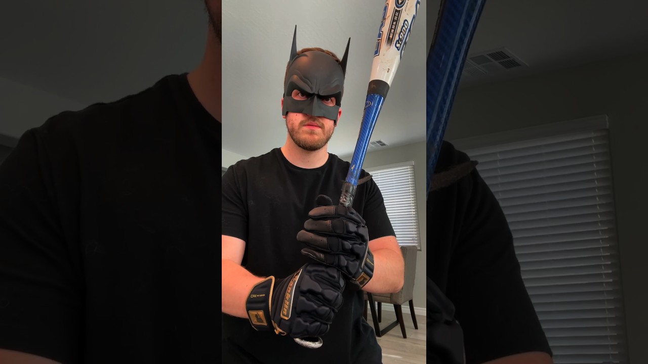 new Batman batting gloves.. - YouTube