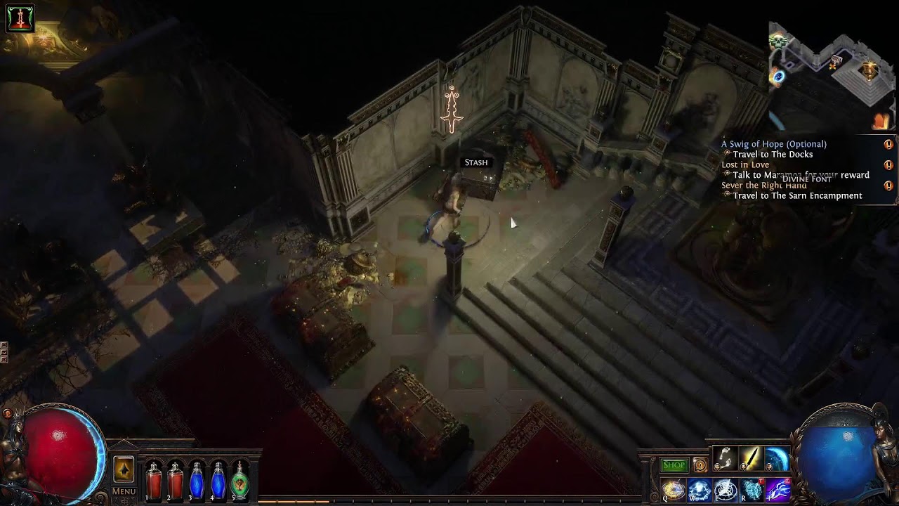 Path of Exile Sanctum / Ruthless SSF Cold DoT YouTube