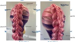 Dubbele op vlecht, double dutch braid