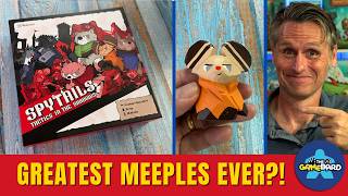 Trick-Taking Spies: SpyTails Board Game with MEEPLE OVERLOAD! screenshot 3