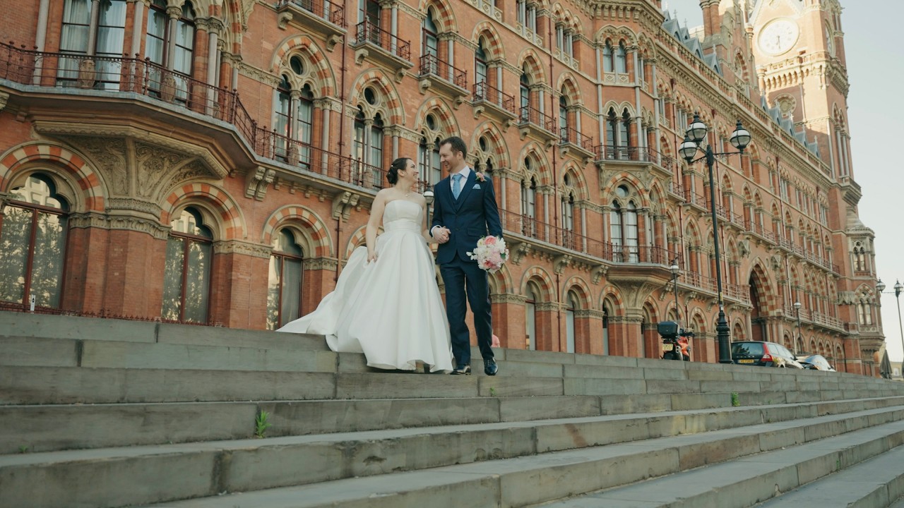 St. Pancras Renaissance Hotel Wedding | Flavia & Federico | Intimate London Italian Celebration