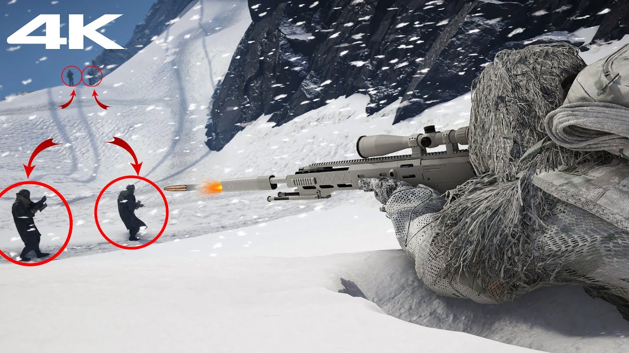 Ghost Recon Breakpoint - First Time Using Modded Camos Snow Mission - Stealth Base Clear