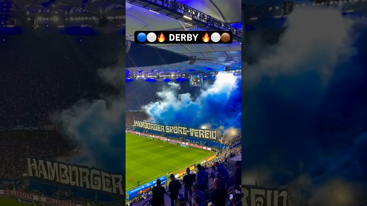 🔥 Pyro-Show im Hamburg-Derby! HSV & St. Pauli Fans im Volksparkstadion 