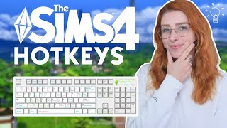 All Hotkeys for The Sims 4 - Including a FREE cheat sheet!