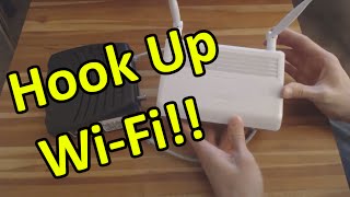 Need WiFi? How to Hook up a Wireless Router!