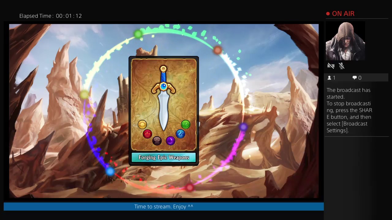 SapiusAlchymia's Live PS4 Broadcast