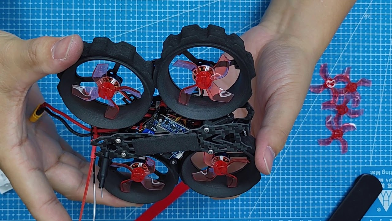 HBFPV DX40 v2 FPV DVR Drone Guide: How to plug in/out the TF card