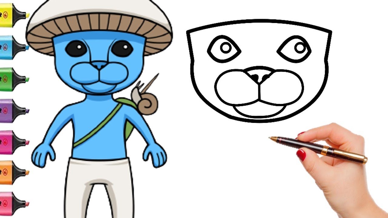 How to Draw Smurf Cat  Easy to Follow 