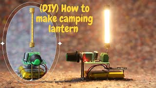(DIY)How to make camping lantern