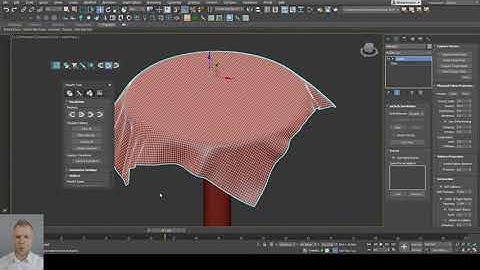 3ds Max - cloth and gravity simulations (easy method) (Mass FX)