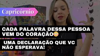 CAPRICÓRNIO✨FEVEREIRO✨CADA PALAVRA DESSA PESSOA VEM DO CORAÇÃO😳 UMA DECLARAÇÃO QUE VC NÃO ESPERAVA!