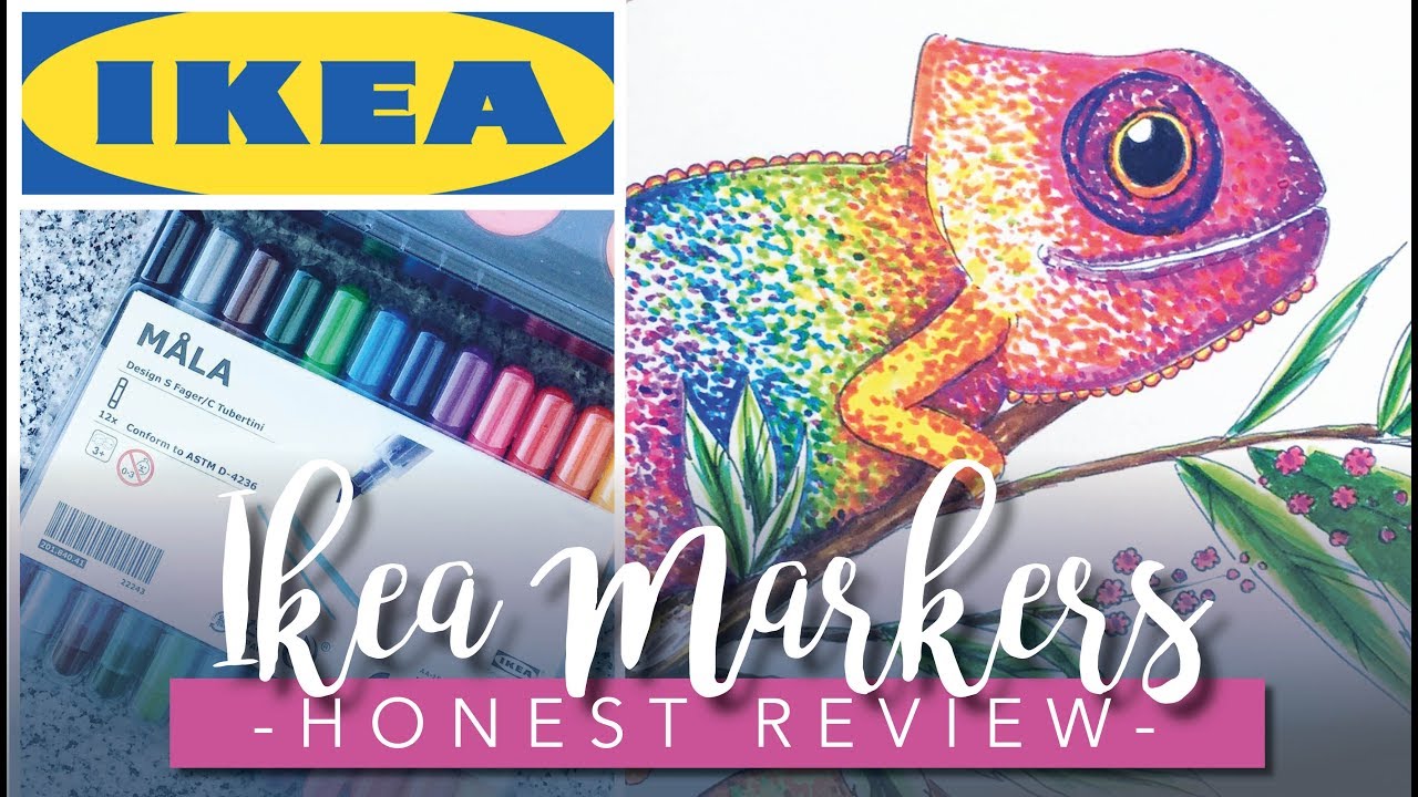 Ikea Art Supplies MÅLA MARKERS YouTube