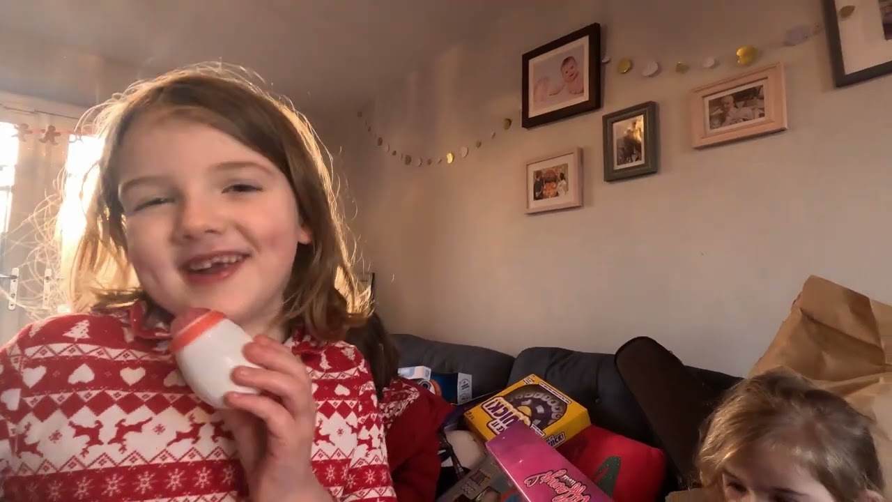 Santa came! Check out our Christmas presents...