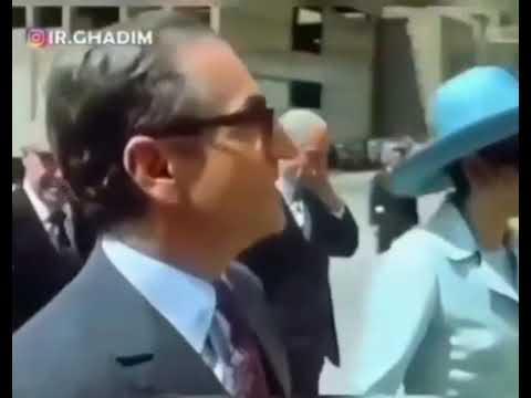 حضور محمدرضا شاه و شهبانو در مراسم افتتاحیه شهرک هدیش بندرعباس