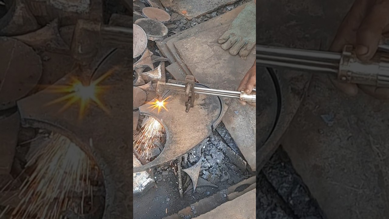 Expert Metalworker with Shares Top Tips for Perfect Circle Cutting | Gas Cutting with oxy fuel Torch