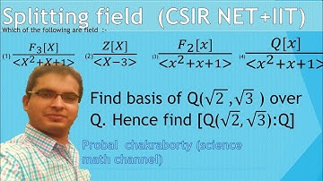 Splitting field (CSIR Net IIT)