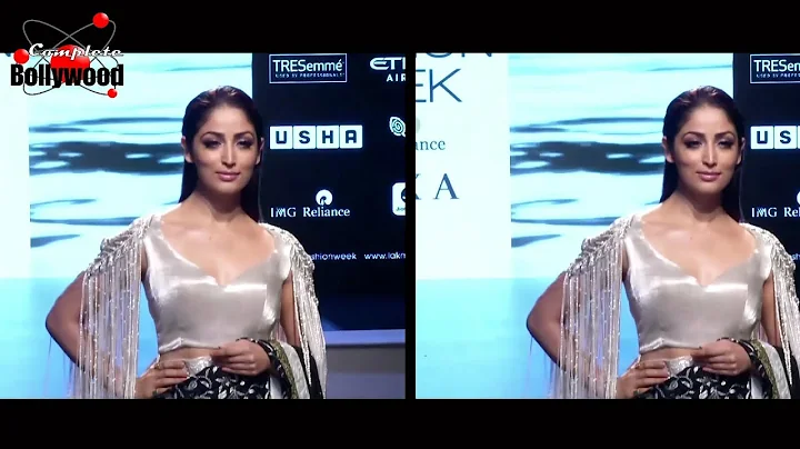 Yami Gautam Walks The Ramp For Manish Malhotra’s Fashion Line ‘Inaya’ At LFW Summer Resort 2018