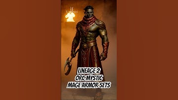 Lineage 2 - Orc Mystic - Male - Mage Armor Sets | AI #lineage2 #l2community #gaming