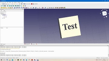FreeCad Emboss items tutorial & export as  stl file for 3d printing