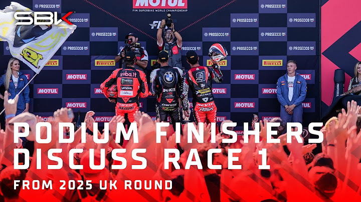 FIRST IMPRESSIONS: Podium stars up about Race 1  | 2025 #UKWorldSBK 🇬🇧