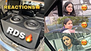 RDS Subwoofers🔊 Cute Girls Reactions😍 PART-2  ||  Harshit Vlogs