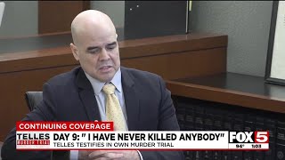 Telles Murder Trial: Telles resumes testimony