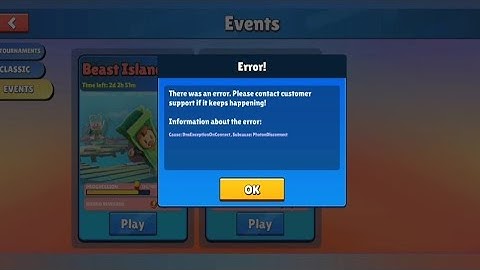 how to fix the stumble error problem ? 😮#trending#stumble guys#op