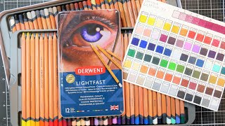 THIS IS NOT WHAT I EXPECTED!! Derwent Lightfast Colored pencils Review! 