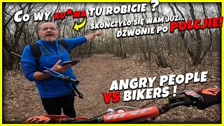 Crazy People vs Bikers - WŚCIEKLI LUDZIE vs MOTOCYKLIŚCI! - Zadzwonił po police bo jeździł po lesie!