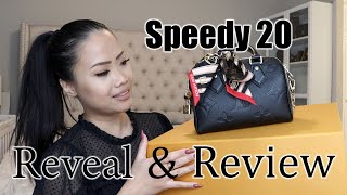 LOUIS VUITTON SPEEDY 20 REVEAL/REVIEW | WHAT IT FITS | HOT NEW PIECE | PROS &amp; CONS | LETS CHAT