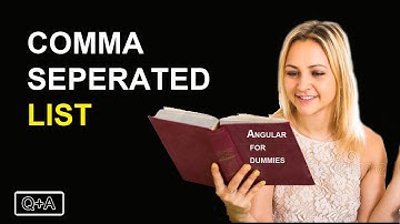 How do I create a comma separated list from multiple items in angular?