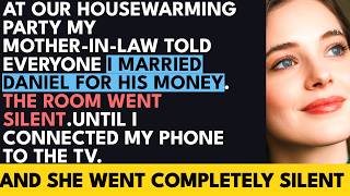 At Our Housewarming Party, My Mother-in-Law Told Everyone I Was Stealing From My Husband — Then I...
