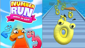 Number Run Merge 3D Math Number 0123