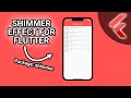 Shimmer Effect for Your Flutter App  (shimmer) #Flutter #AppDevelopment #Web