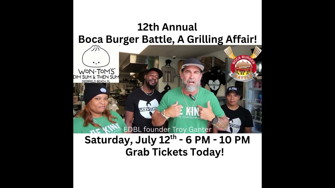 Won-Tom's in Deerfield Beach Competes at the 12th Annual Boca Burger Battle - Saturday, July 12, 25