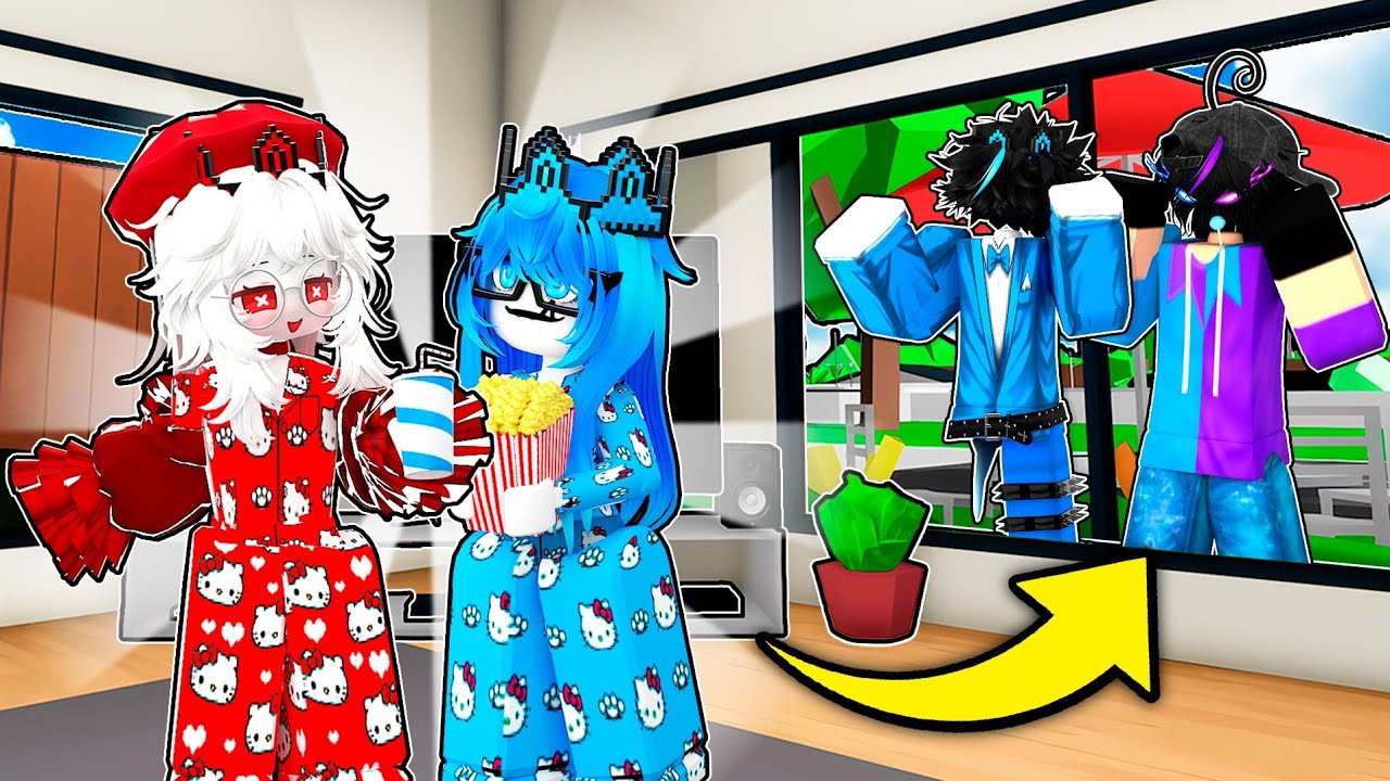 PIJAMADA SECRETA DE CHICAS EN BROOKHAVEN!! 😱😱