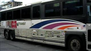 NJ Transit 2002 MCI D4000 #8275 on Route 412 12/19/2012