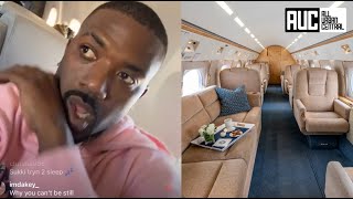 Ray J Goes Live In His Private Jet After Hearing Rumors That He Is Broke