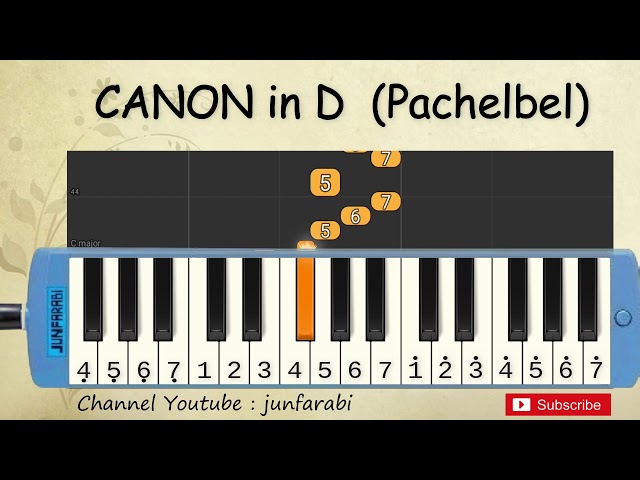 not pianika canon in D - johann pachelbel class=