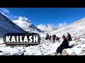 Dolma la pass during kailash parikrama  full of snow  during 5600 meters pass in mid october