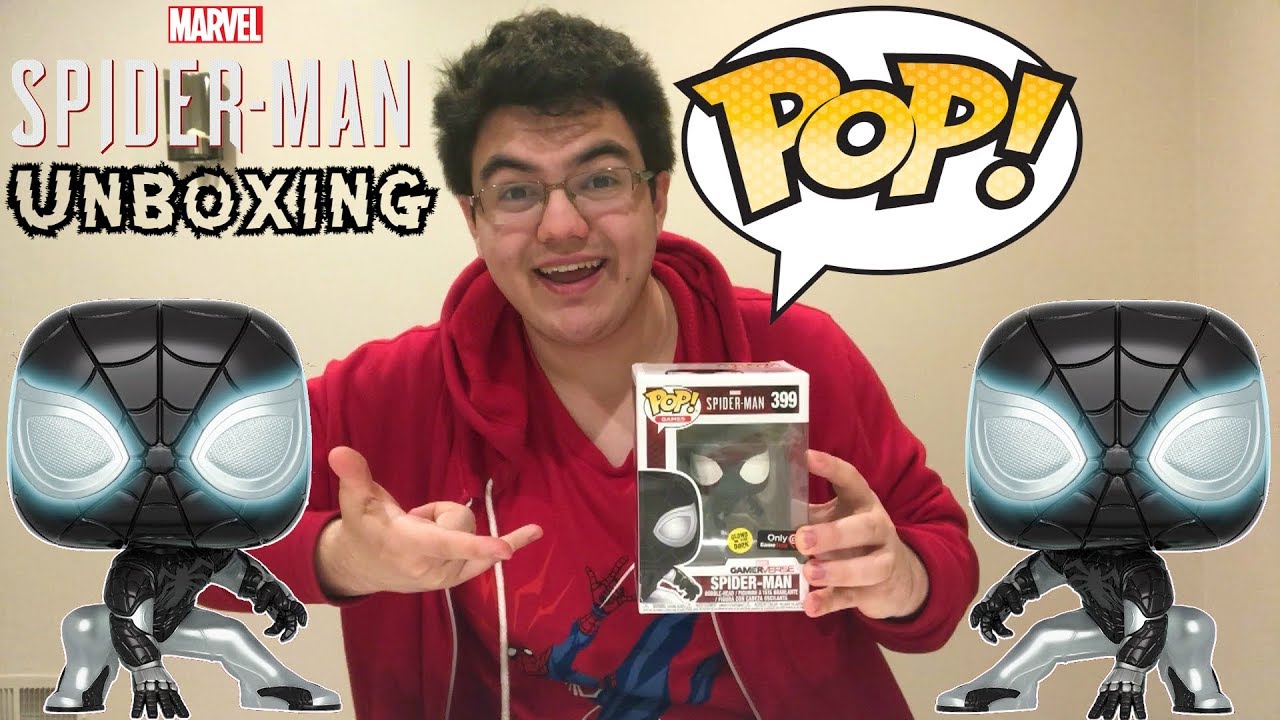 Spider-Man PS4 Negative Advanced Suit Spidey Funko Pop UNBOXING!!! - YouTube