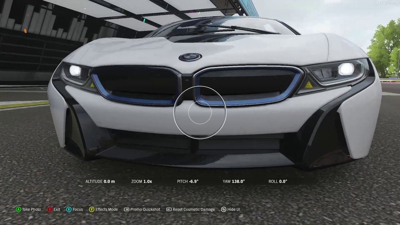 Bmw I8 Roadster Laser Lights Sticker missing