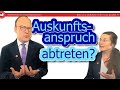 Abtretbarkeit von Auskunftsansprüchen