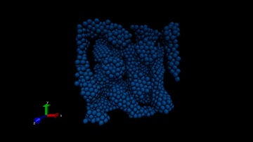 Core corona double shell particles with LAMMPS