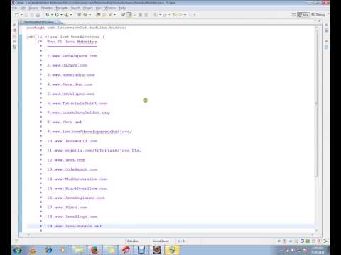 TOP 25 JAVA WEBSITES LIST