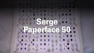 Serge Paperface 50 1973VCF Feedback Drone | Modular Synth